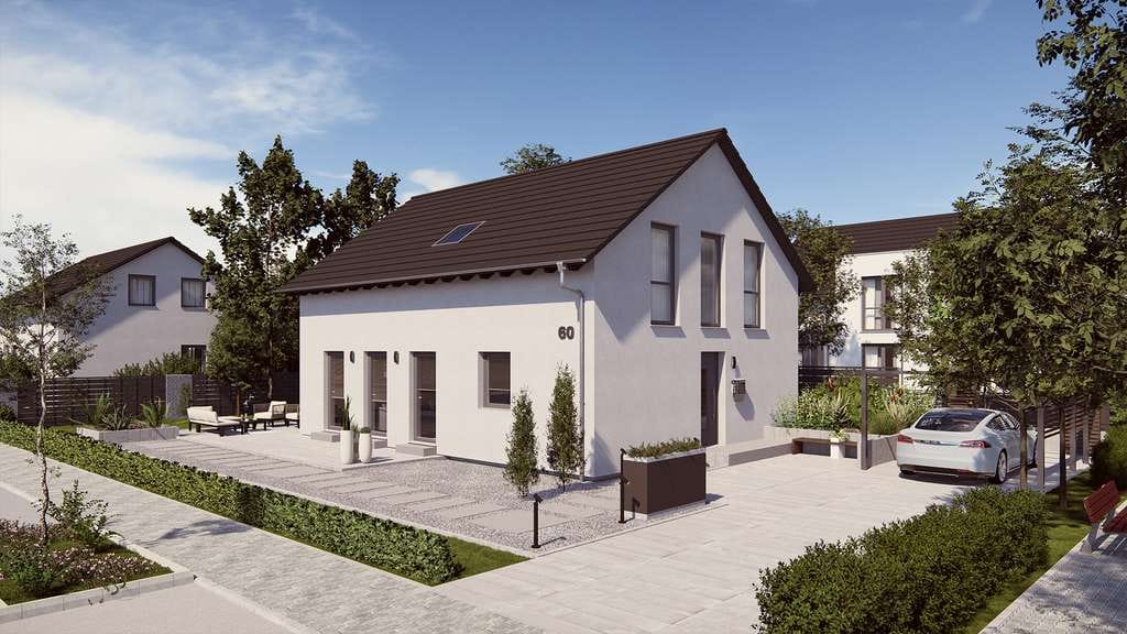 Immobilie in Maßbach - Einfamilienhaus der Premiumklasse mit durchdachtem Raumkonzept bezugsfertig mit Bodenplatte - Bild 1