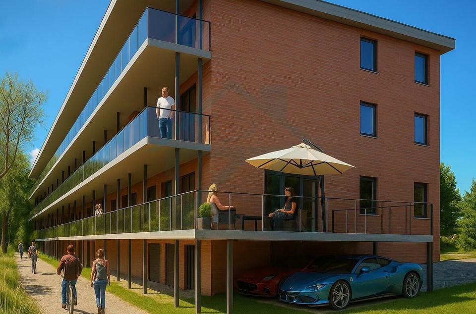 Immobilie in Dornburg-Camburg - Erstbezug: Moderne 106 m² Maisonettewohnung mit zwei Balkonen und unverbaubarem Blick auf die Saale - Bild 0
