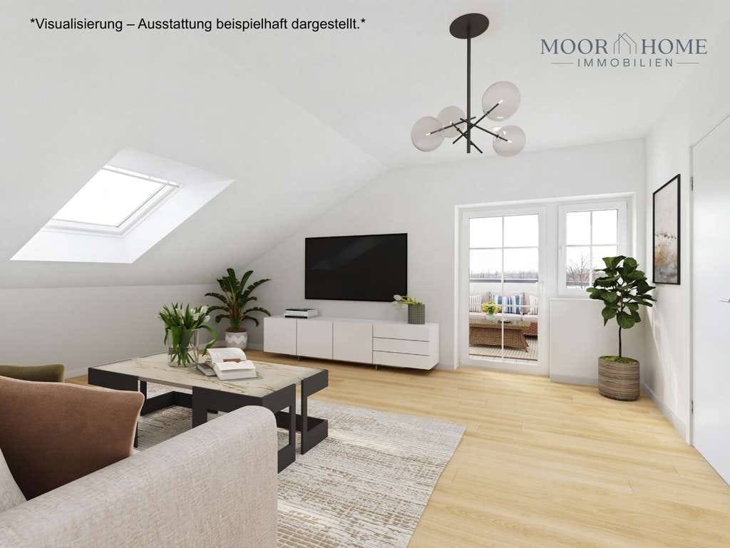 Immobilie in Lünne - Neubau-Penthouse mit Aufzug direkt in die Wohnung und Dachterrasse mit Weitblick in Spelle - Bild 4