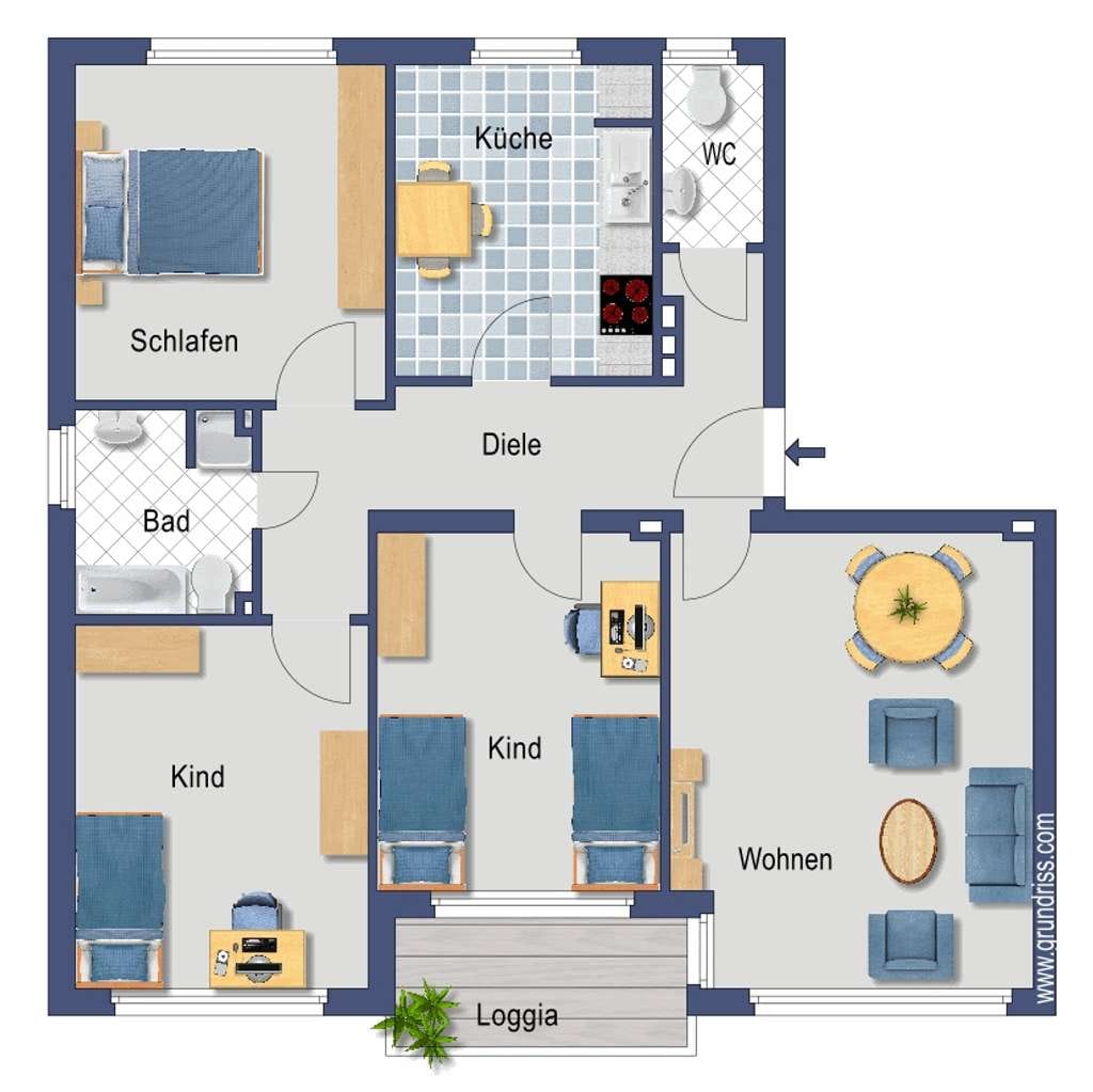 Immobilie in Mettmann - Vermietete und modernisierte 4 Zimmer Eigentumswohnung mit Balkon! - Bild 1
