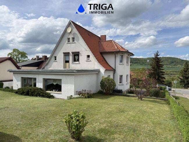 Immobilie in Bleicherode - Einfamilienhaus im  Villencharakter mit Garage und gepflegtem Garten! - Bild 0