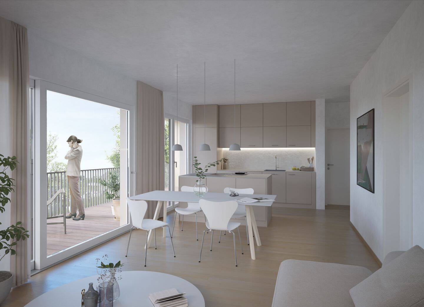Immobilie in Notzingen - Neubau 2-Zimmer-Wohnung im Dachgeschoss - Bild 2