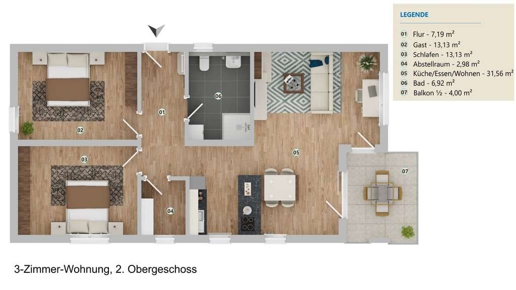 Immobilie in Hutthurm - Ankommen. Wohlfühlen. Zuhause sein – modernes, altersgerechtes Wohnen in Hutthurm - Bild 2