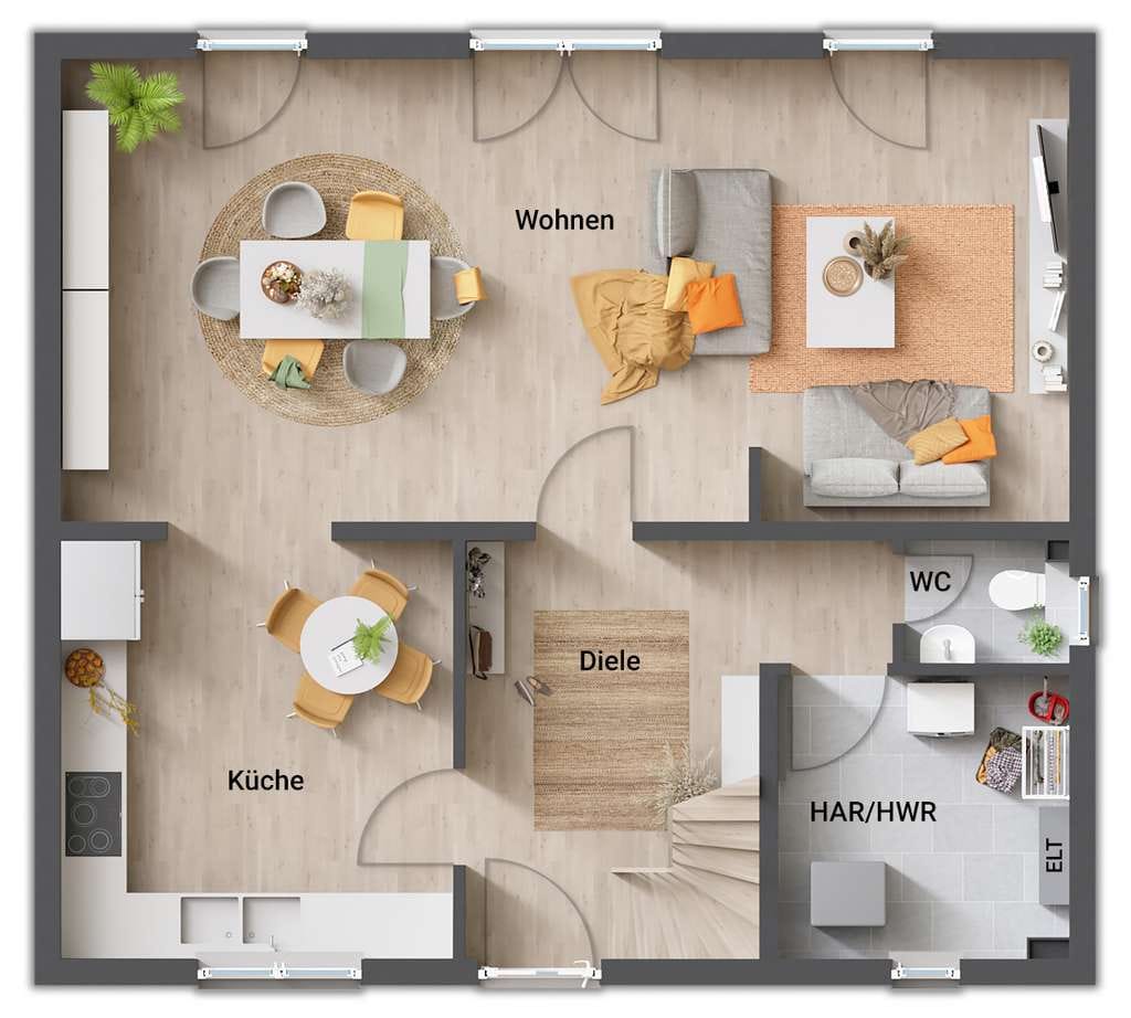 Immobilie in Buttenwiesen - Variabel & Zeitlos - Haus mit Grundstück in Buttenwiesen-Unterthürheim - Bild 4