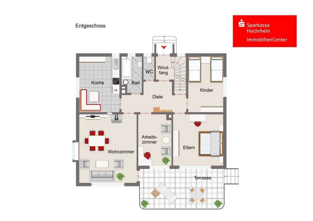 Immobilie in Lottstetten - Viel Raum für Ideen - Einfamilienhaus in Lottstetten mit Garten - Bild 1