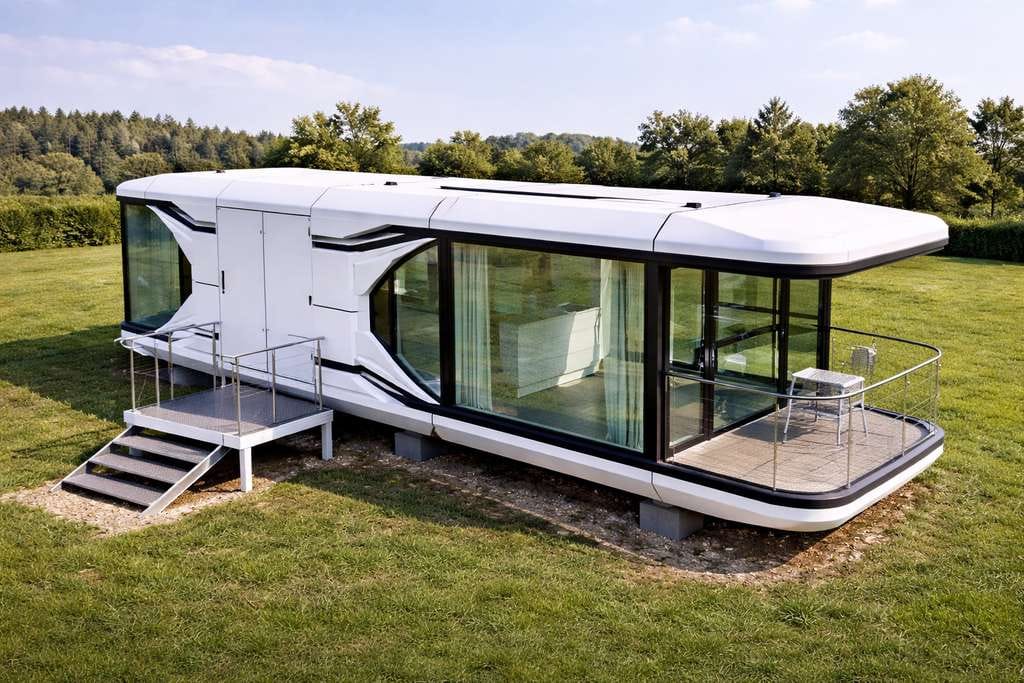 Immobilie in Rankwitz - Modernes Kapselhaus mit 36,8 m² ideal für Glamping, Ferienvermietung oder Gästehaus - Bild 1