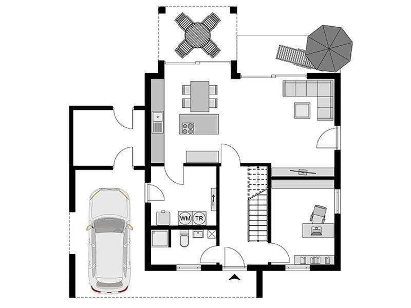 Immobilie in Leupoldsgrün - Individuell geplante Stadtvilla in Leupoldsgrün - 125 m² Wohnfläche, 5 Zimmer - Bild 2