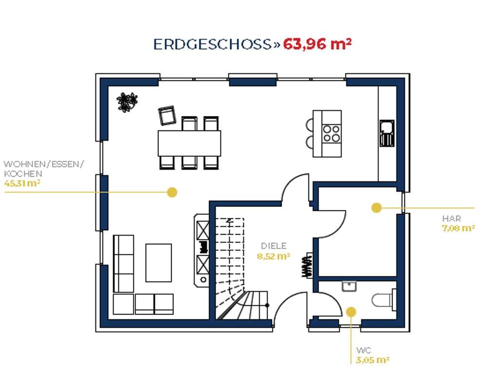 Immobilie in Räbke - *Aktionspreis - modernes Stadthaus inkl. Grundstück* - Bild 1