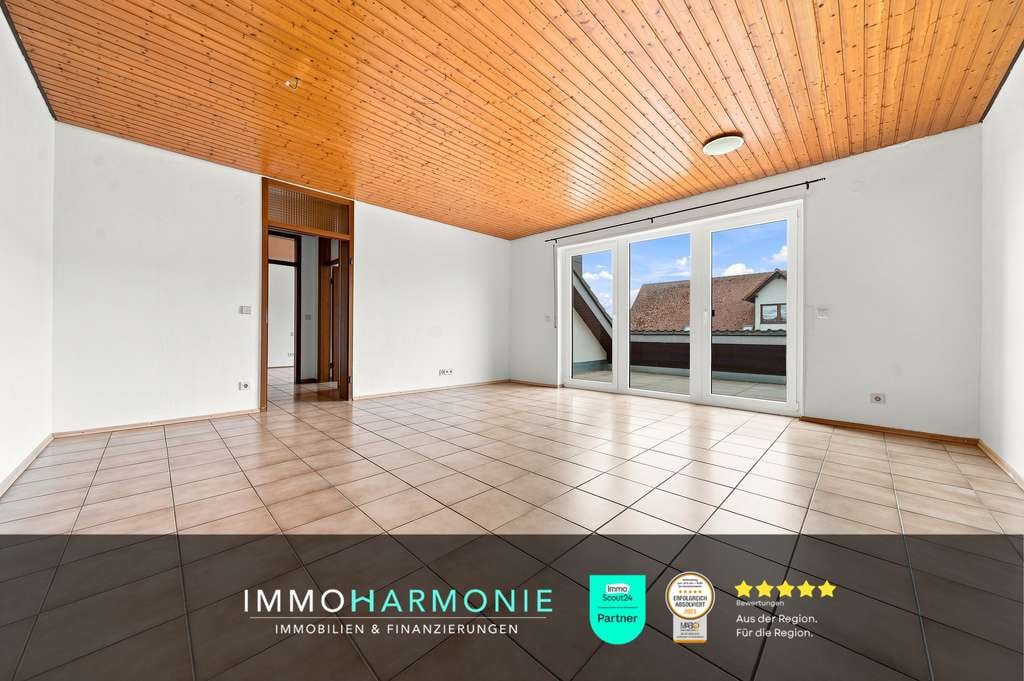 Immobilie in Jockgrim - Dachgeschoss mit Wohlfühlfaktor – Charmante 2-Zimmer-Wohnung mit Balkon - Bild 0