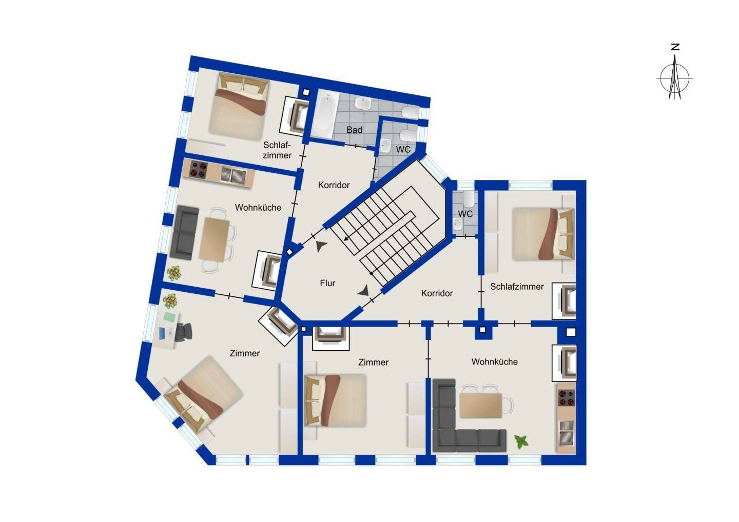 Immobilie in Netzschkau - Wohn- und Geschäftshaus in exzellenter Lage von Netzschkau - Bild 4