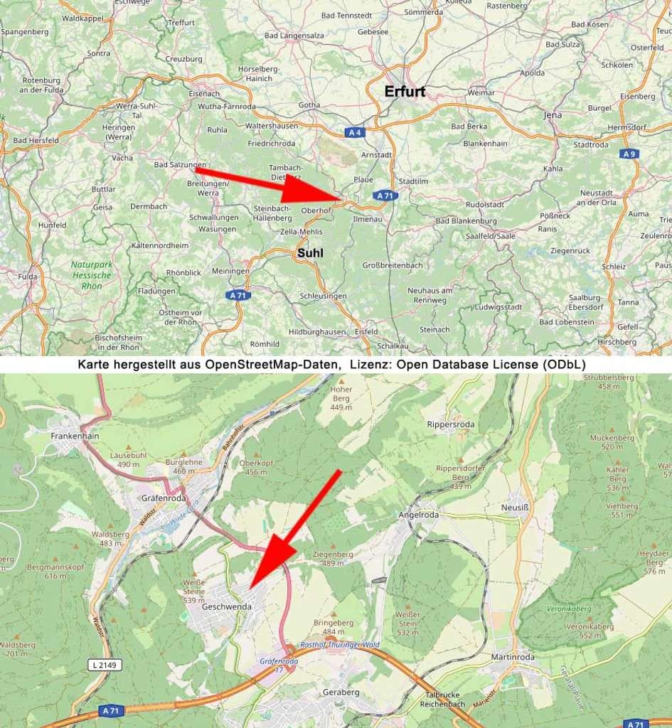 Immobilie in Geratal - Geräumige Doppelhaushälfte mit Nebengebäude in Geratal-Geschwenda - Bild 1