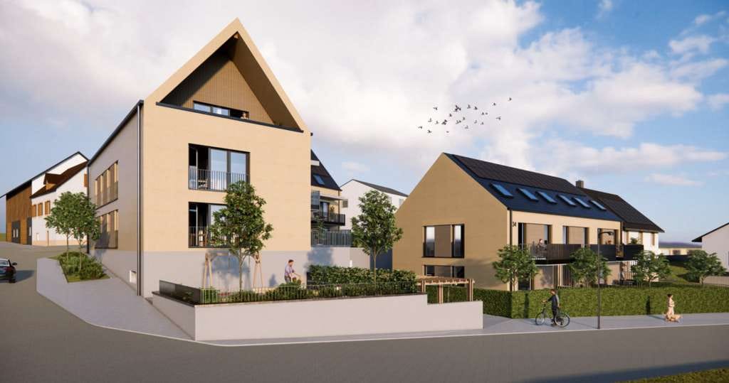 Immobilie in Binzen - Neubauprojekt in Binzen: barrierfreie 3-Zimmer-Wohnung im 1. OG mit TG-Stellplatz - Bild 0