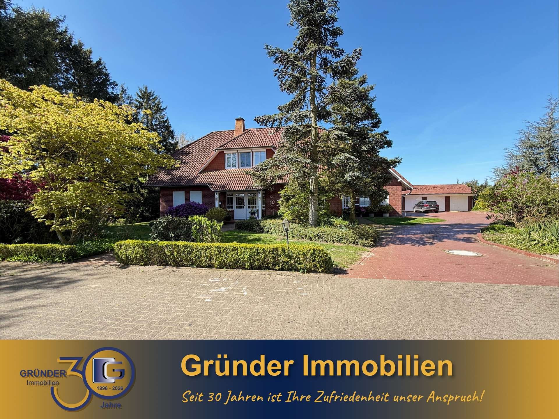 Immobilie in Löningen - Tolles Anwesen - Wohnen, Leben, Entfalten – auf einem bis zu 10 ha großem Grundstück - Bild 0