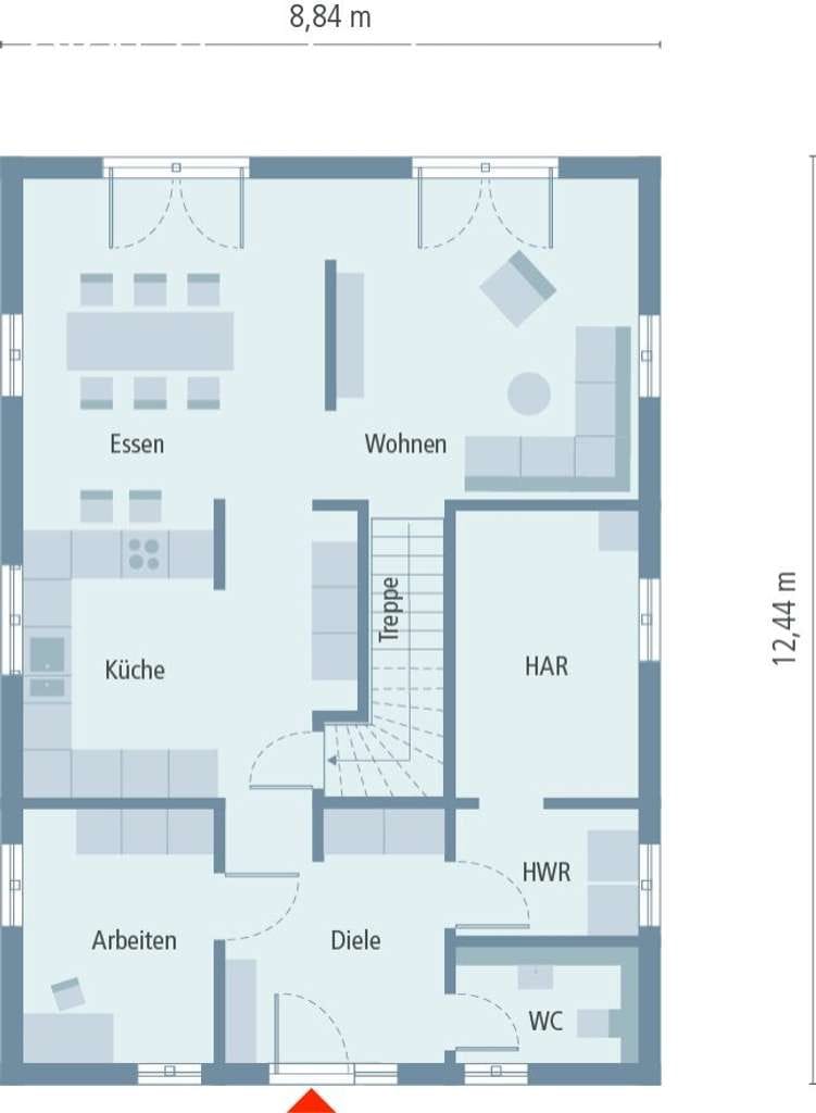 Immobilie in Kammerstein - Auffälliges Designhaus mit durchdachtem Wohnkonzept - Bild 1