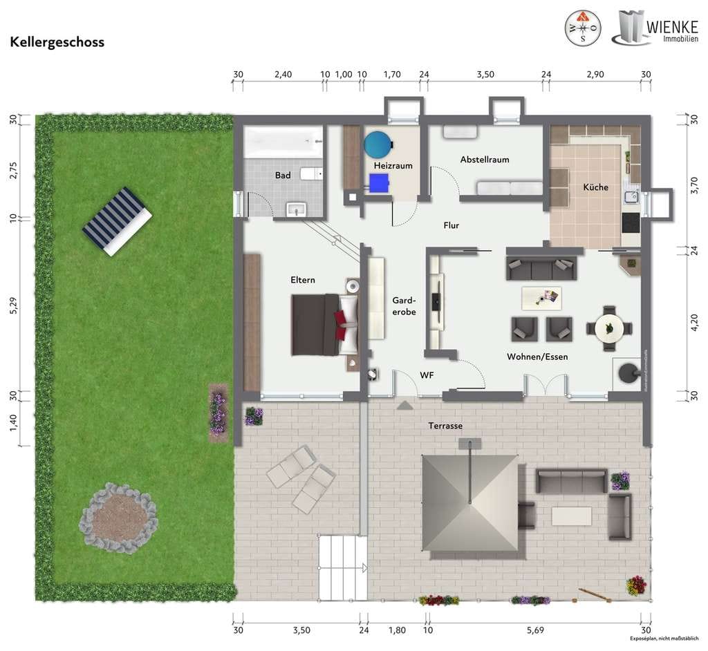 Immobilie in Herrischried - Sanierte Eigentumswohnung mit Garten und Terrasse, Einbauküche und Kaminofen inklusive - Bild 2