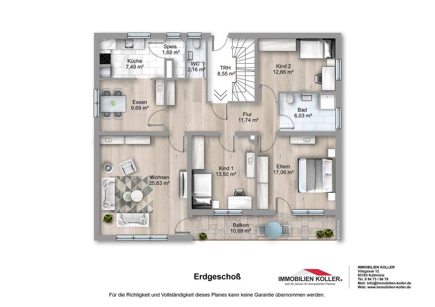 Immobilie in Schmidmühlen - 3-Fam.-Wohnhaus mit Doppelgarage und Garten - Bild 1