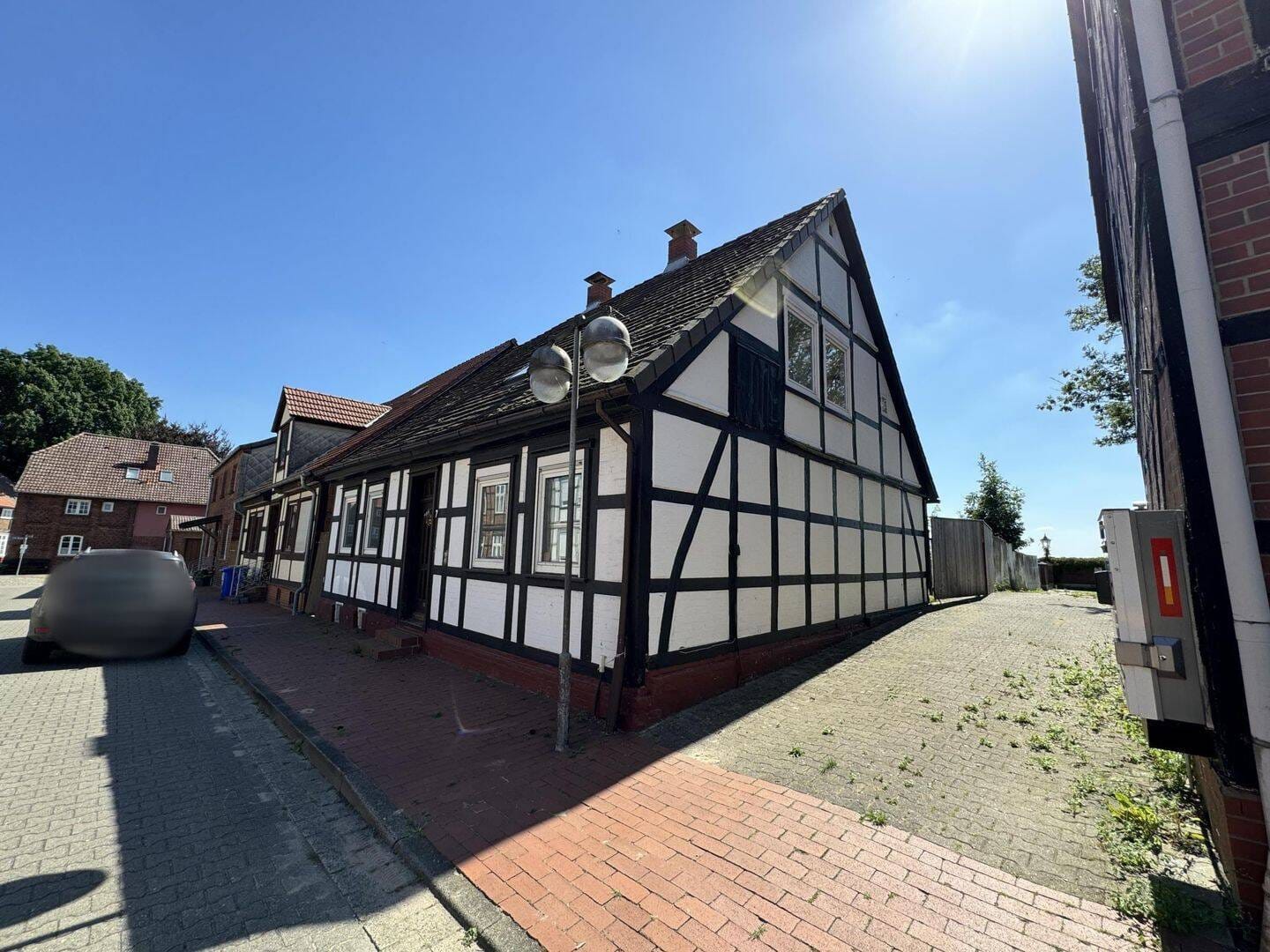 Immobilie in Schnackenburg - Sanierungsfähiges Fachwerkhaus mit Blick auf den Aland - Bild 1
