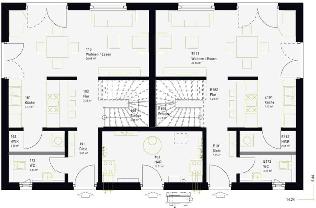 Immobilie in Giesen - massa-haus machts möglich ob Einfamilienhaus oder Mehrgeneration einfach machen - Bild 1