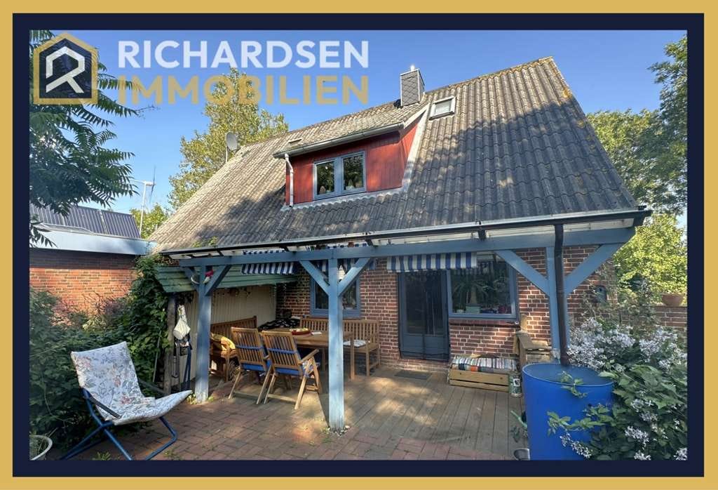 Immobilie in Galmsbüll - Charmantes Einfamilienhaus in idyllischer Lage nahe dem Nordsee-Deich - Bild 0
