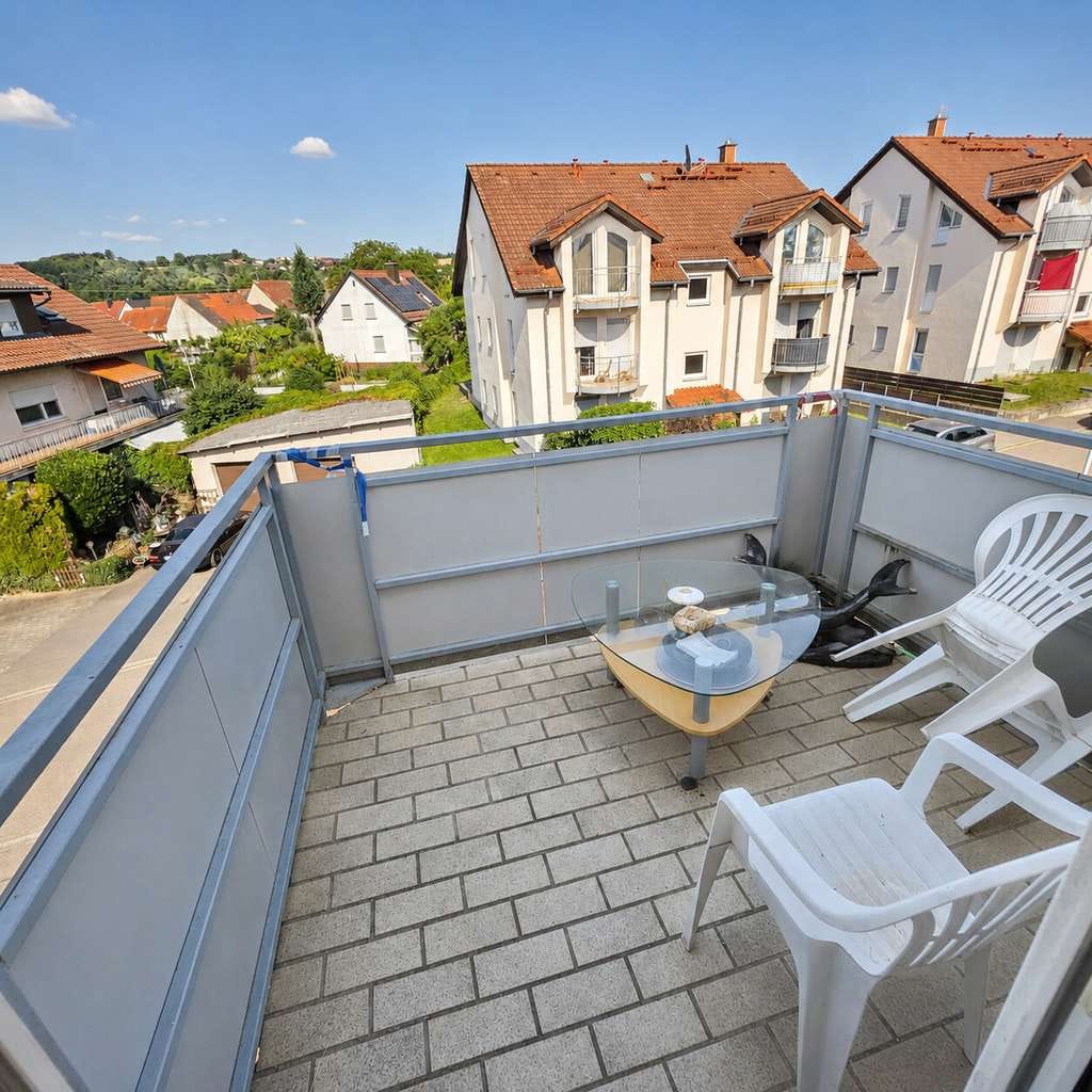 Immobilie in Sinsheim - Vermietete 1-Zimmerwohnung im DG mit Balkon!!! - Bild 1