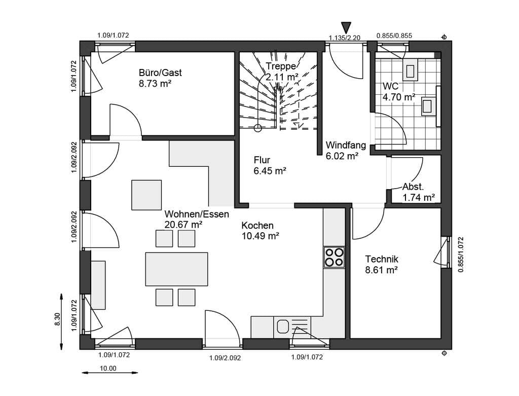 Immobilie in Elmenhorst/Lichtenhagen - Simple is the new luxury. – Dein Einfamilienhaus in Elmenhorst 🏡 - Bild 1