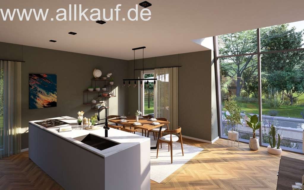 Immobilie in Freystadt - Modernes Einfamilienhaus - Lichtdurchflutetes Design trifft auf großzügige Raumgestaltung inklusive  - Bild 3