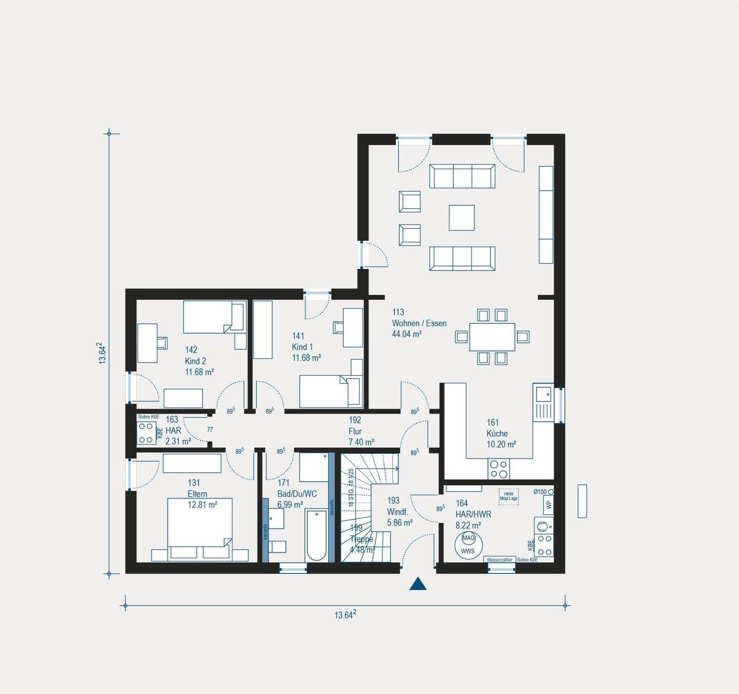 Immobilie in Winnweiler - Modernes Mehrfamilienhaus in Winnweiler - Viel Raum für Ihre Visionen - Bild 3