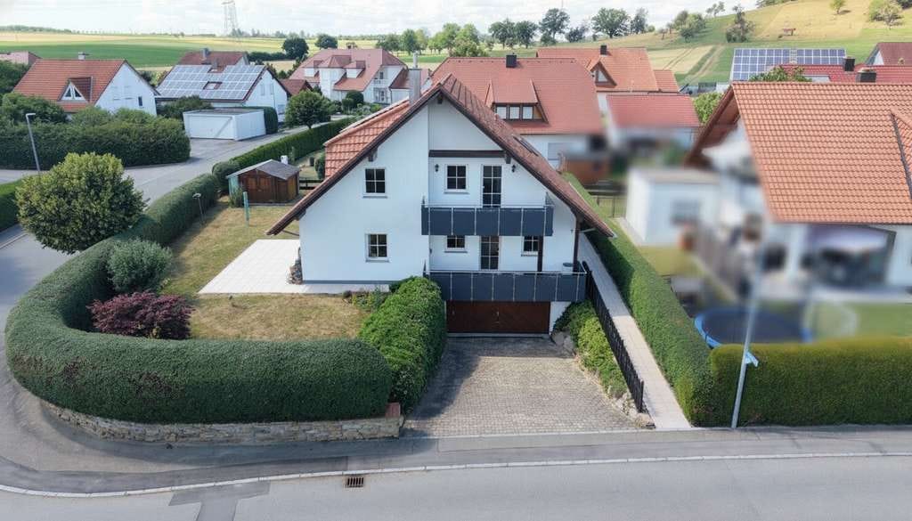 Immobilie in Grosselfingen - Gepflegtes Wohnhaus mit zwei vermieteten Wohneinheiten und Einliegerwohnung in 72415 Grosselfingen - Bild 2