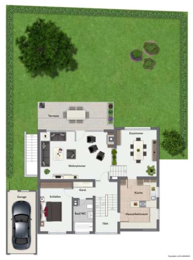 Immobilie in Steinenbronn - Idyllisches freistehendes Einfamilienhaus mit Süd-Garten in Steinenbronn! - Bild 1