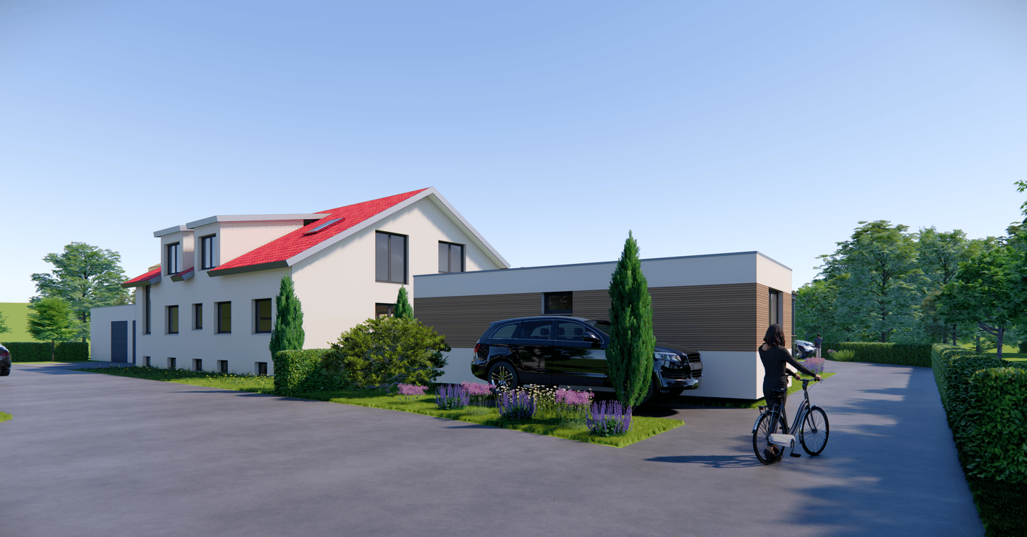 Immobilie in Ernsgaden - Erstbezug in Ernsgaden I KFW-55 I 4-Zimmer Dachgeschosswohnung mit Terrasse und Garten - Bild 2