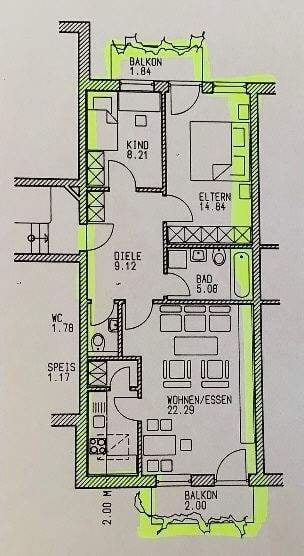 Immobilie in Bannewitz - Top-Lage in Bannewitz | Helle Dachgeschosswohnung mit 2 Balkonen und TG-Stellplatz - Bild 4