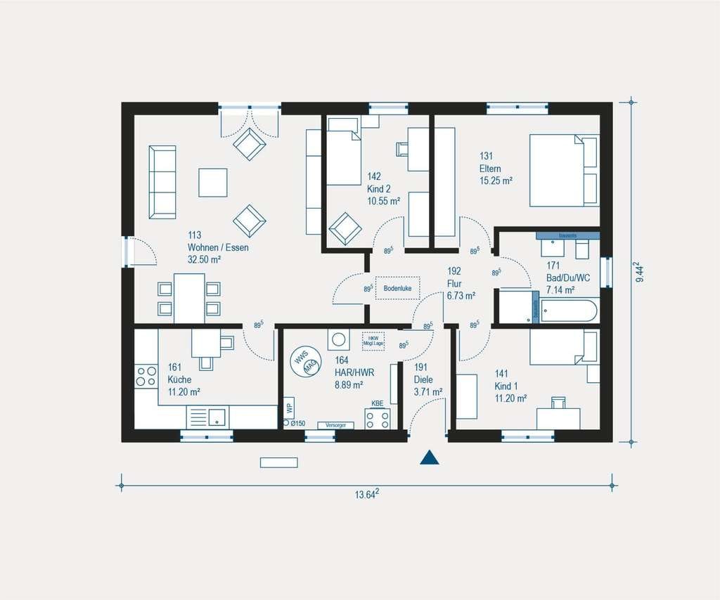 Immobilie in Wiesbach - Individueller Bungalow in Wiesbach - Ihr Traumhaus mit allkauf Service und Flexibilität - Bild 2