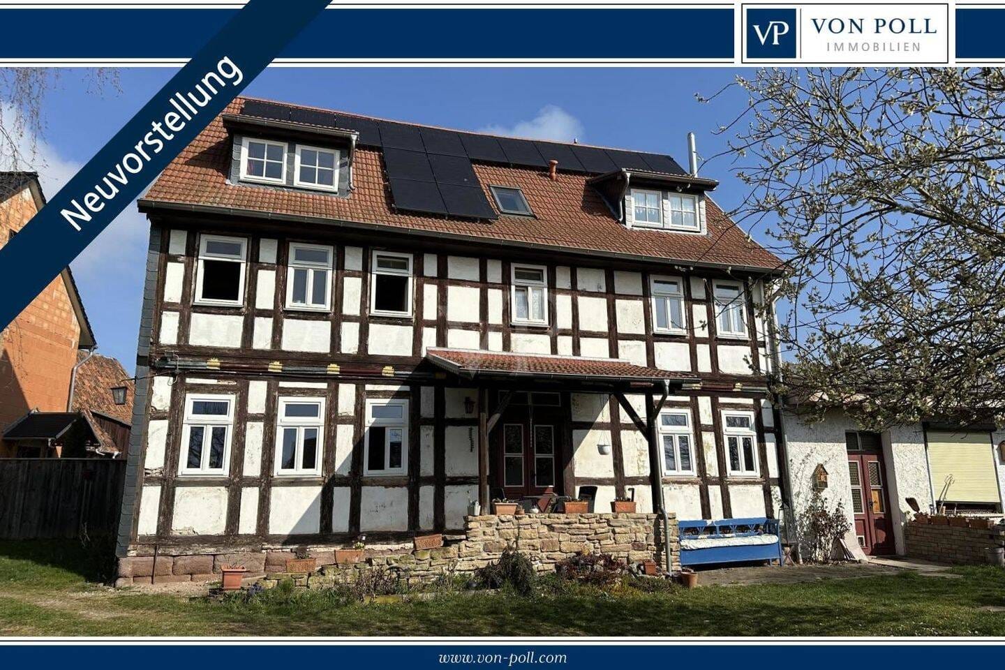 Immobilie in Nordhausen - Für Liebhaber historischer Häuser - Ehemaliges Pfarrhaus grundhaft und stilvoll im Landhausflair san - Bild 0