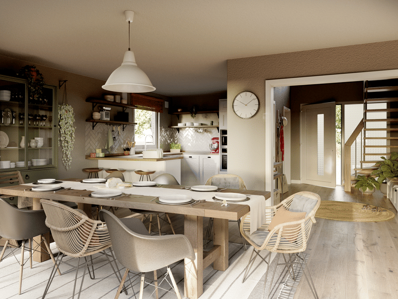 Immobilie in Diesdorf - Stadthaus Flair 124: Urbaner Stil und Helle Räume für Ihr Wohlfühl-Zuhause - Bild 0