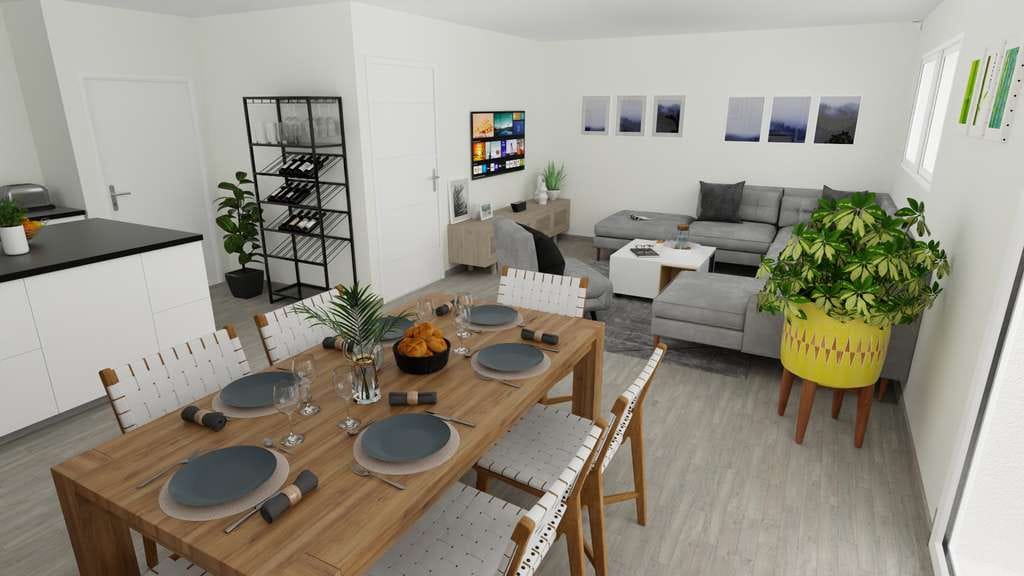 Immobilie in Landesbergen - Exklusiver Neubau – Moderne Doppelhaushälfte in Landesbergen / Bungalowcharakter! - Bild 1
