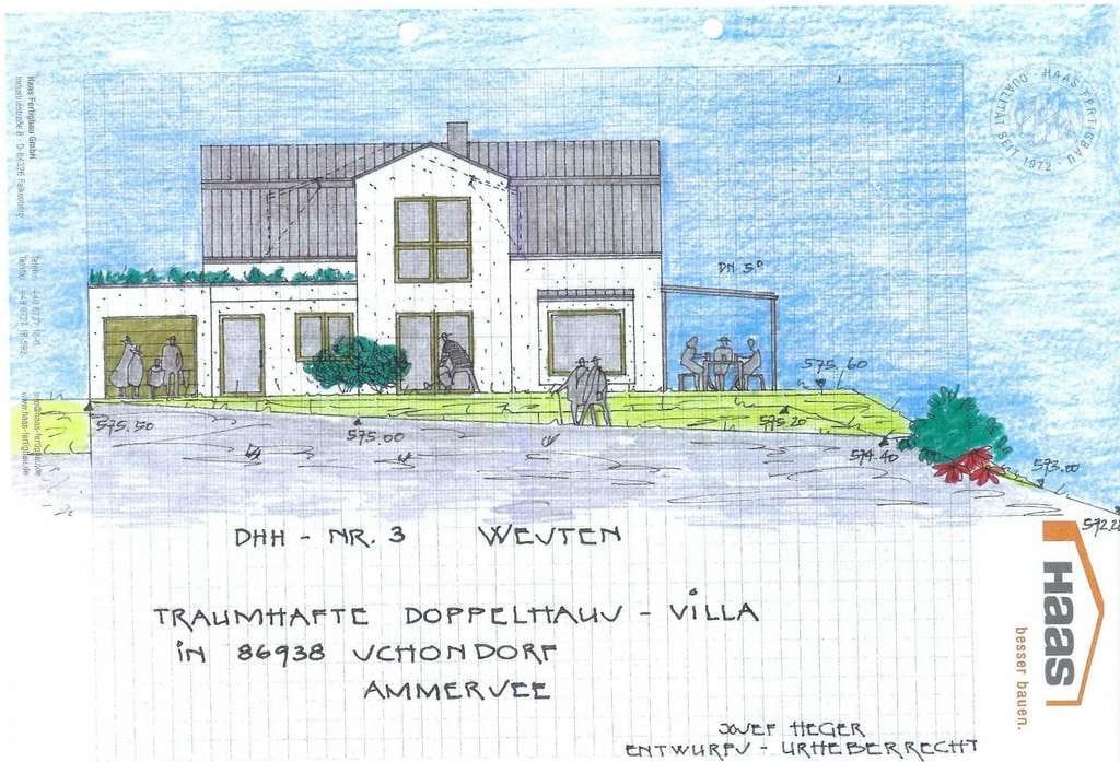 Immobilie in Schondorf am Ammersee - Traumhafte Doppelhaus - Villa am Ammersee - Bild 1