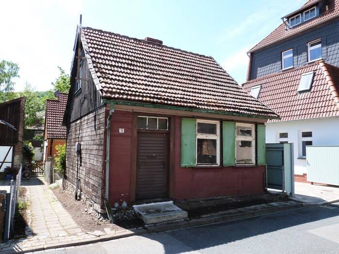 Immobilie in Wernigerode - PROVISIONSFREI! Kleines Handwerkerhaus in Hasserode - Bild 1