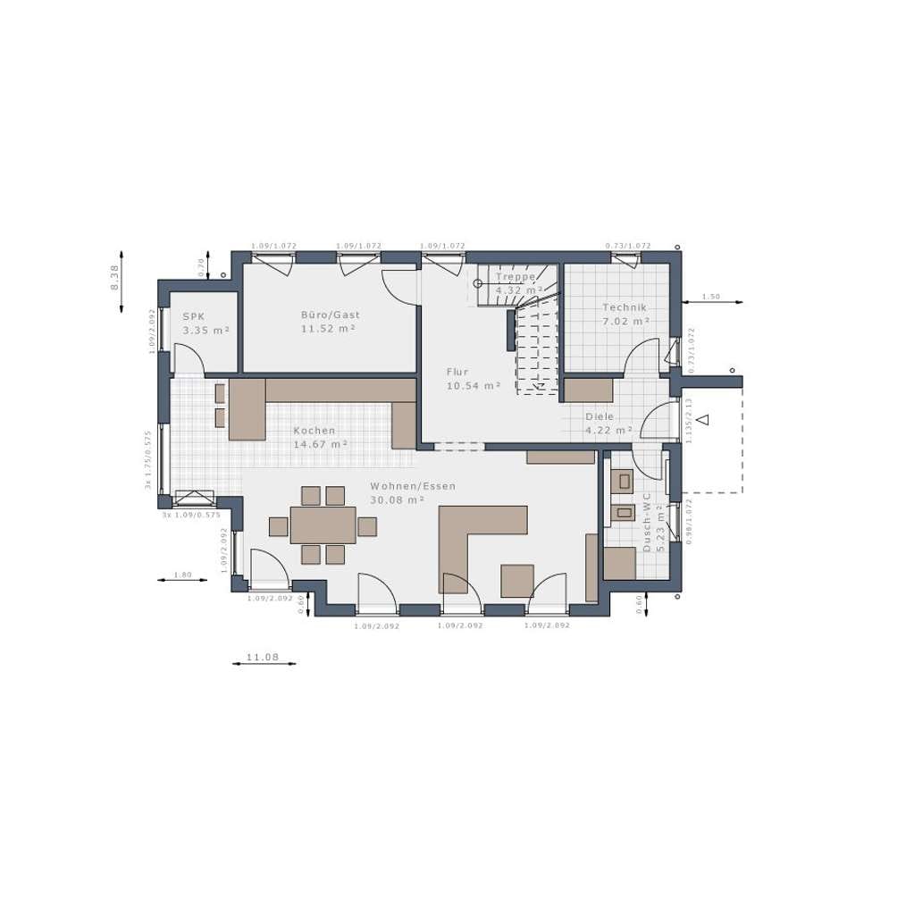 Immobilie in Bilshausen - Die perfekte Wohlfühloase – Modernes Einfamilienhaus von Schwabenhaus - Bild 4