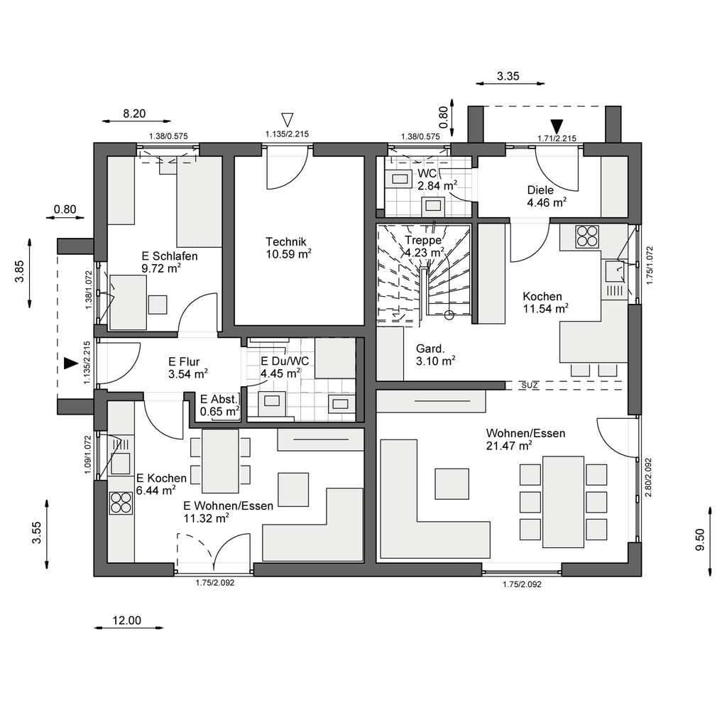 Immobilie in Fridolfing - Einfamilienhaus mit separater Anlegerwohnung – Attraktive Kapitalanlage in Fridolfing - Bild 1