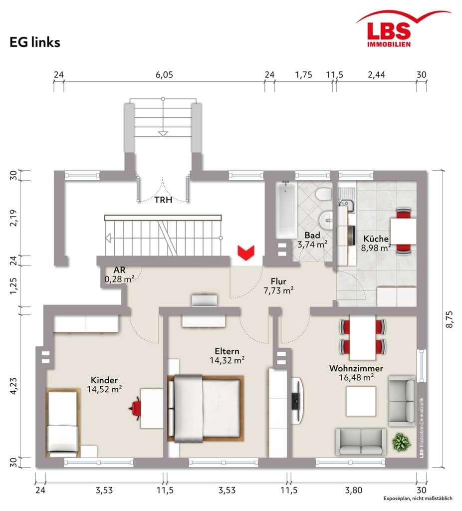 Immobilie in Walldorf - Gepflegte & vermietete Wohnung zu verkaufen! - Bild 2