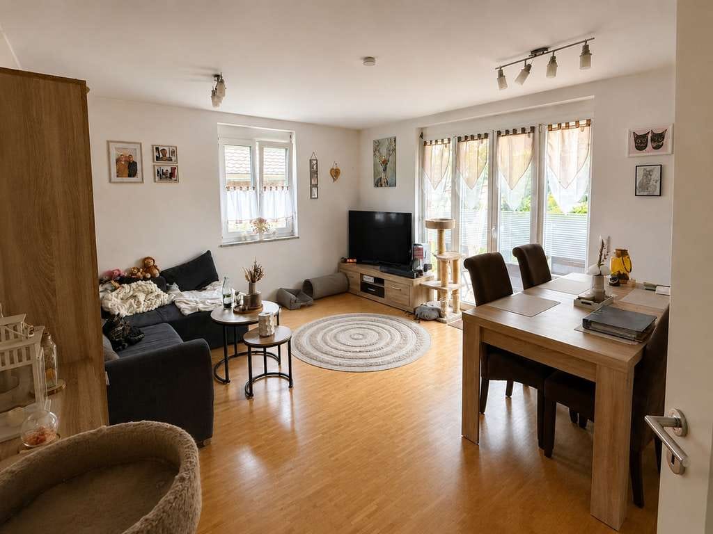 Immobilie in Schwabhausen - Gartenwohnung mit Haus-im-Haus-Gefühl | 135 m² Garten | Interner Hobbyraum | TG-Stellplatz - Bild 2