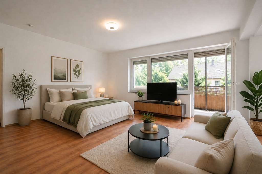 Immobilie in Gundelfingen - BRUMANI | Sanierte und bezugsfreie 1-Zimmer-Wohnung mit Balkon und Stellplatz in Gundelfingen - Bild 2