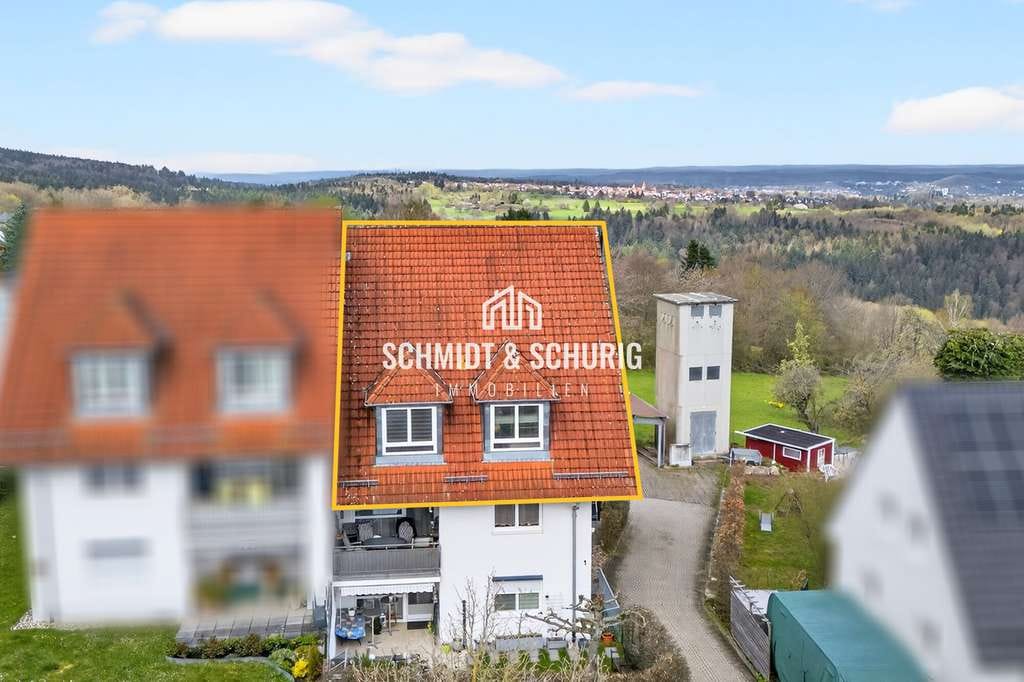 Immobilie in Engelsbrand - Moderne Maisonette-Wohnung mit Weitblick über Pforzheim - Bild 1