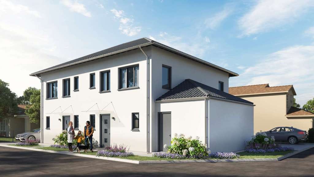 Immobilie in Berglern - Moderne Neubau-Doppelhaushälfte in Berglern – Wohnen im Grünen nähe München !! - Bild 3