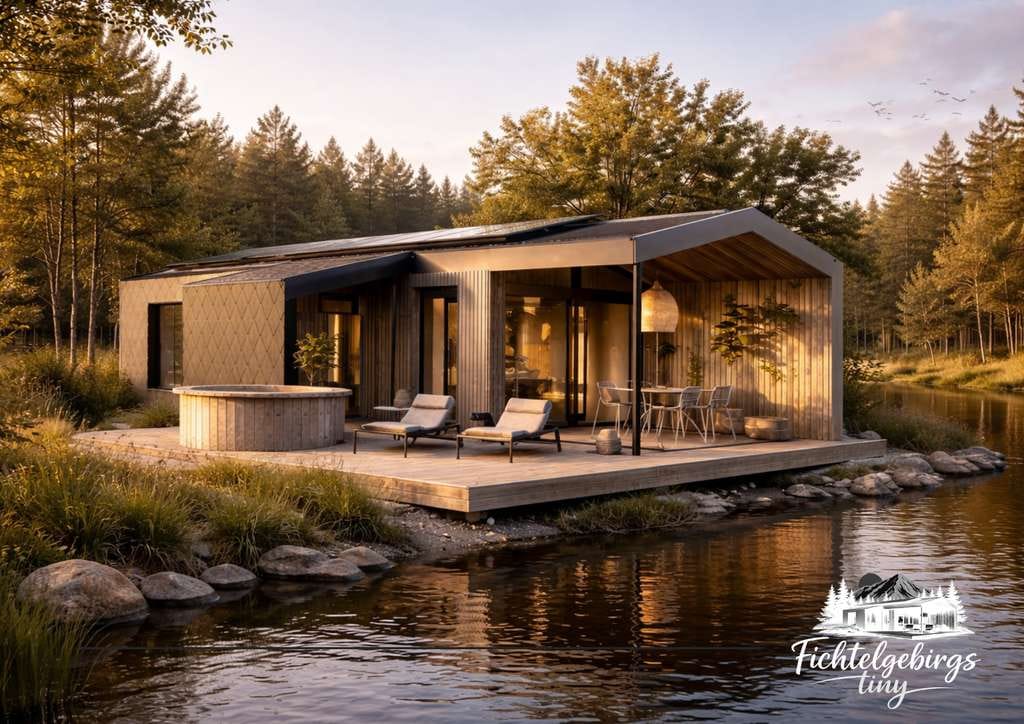 Immobilie in Döhlau - Modernes Tiny-Haus mit Sauna & Terrasse – Fundamente  inklusive Grundstück - Bild 2
