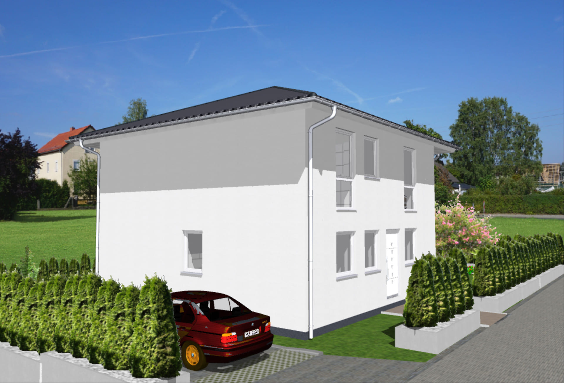 Immobilie in Malsfeld - Neubau EFH KfW 55 - Variante fast fertig- inkl. Grundstück - keine Provision. - Bild 1