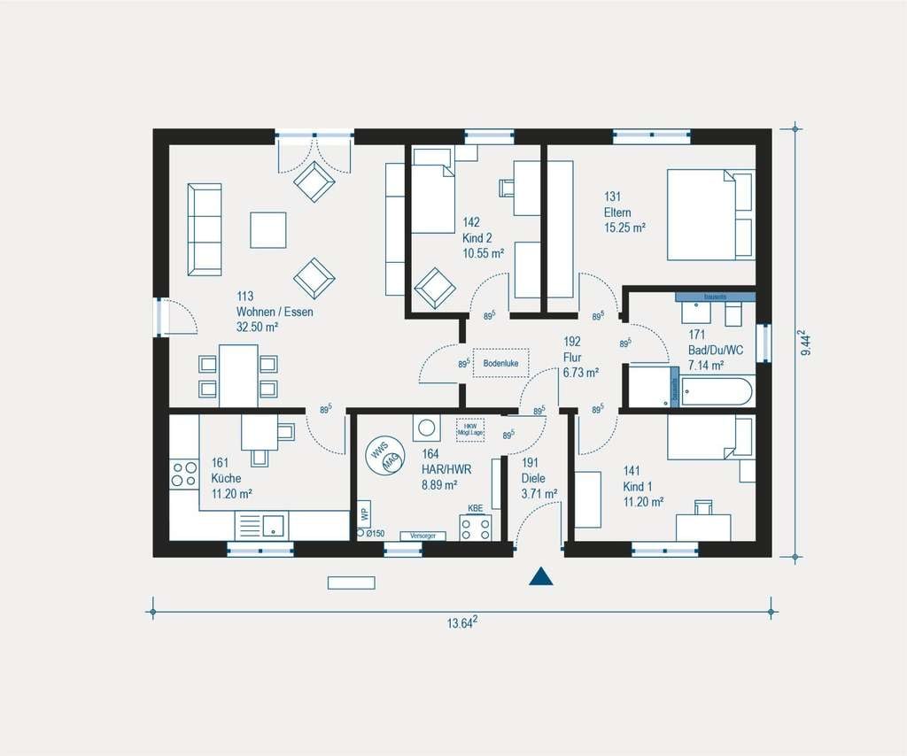 Immobilie in Esthal - Individueller Bungalow in Esthal - Ihr Traumhaus nach Maß mit allkauf Dienstleistungspaketen - Bild 3