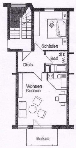 Immobilie in Haag an der Amper - +++ Gemütliche 2- Zimmerwohnung im schönen Haag a. d. Amper +++ - Bild 3