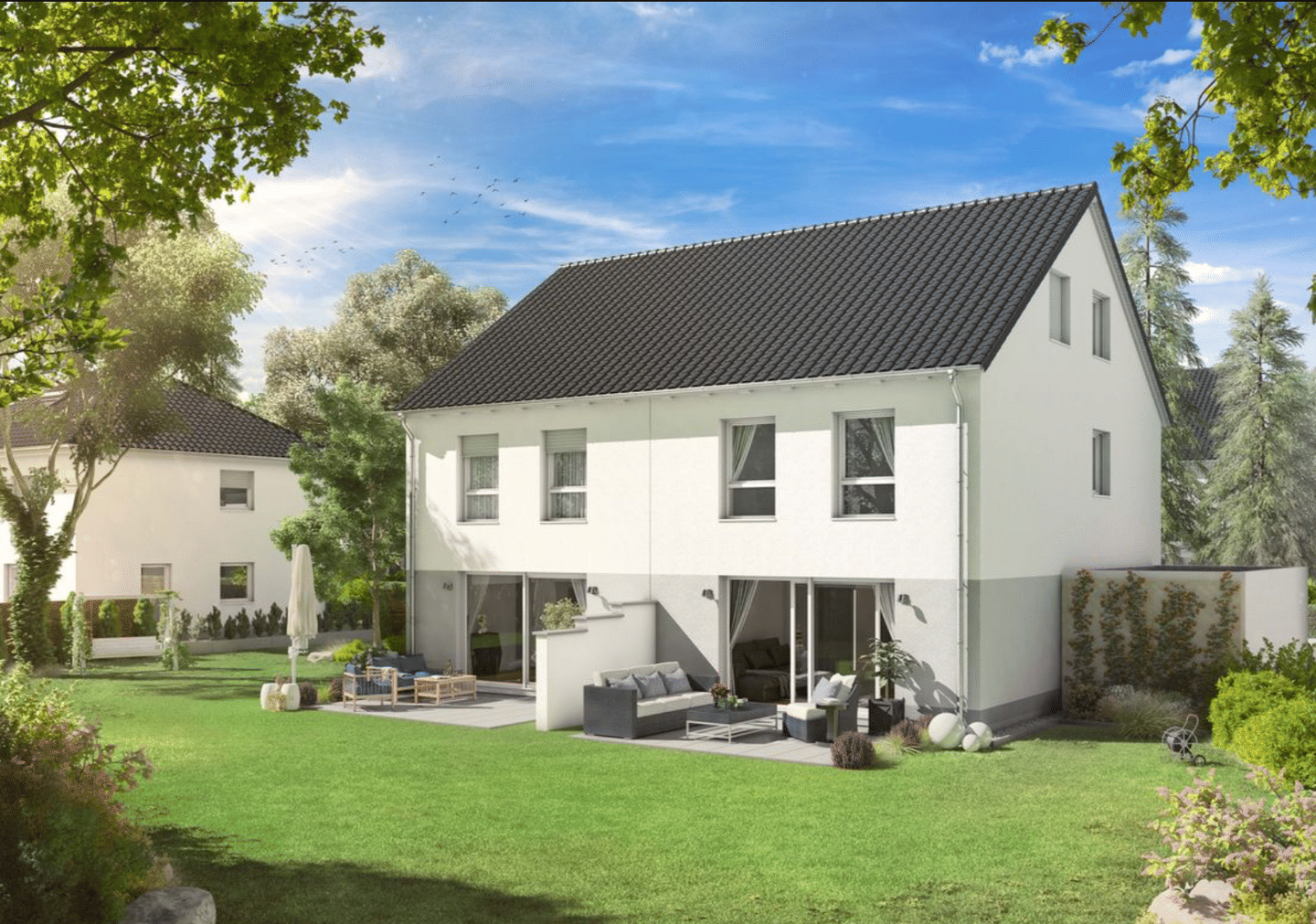 Immobilie in Armsheim - Zukunftssicheres Einfamilienhaus · KfW-40 QNG in Top Lage von Armsheim mit 141m² Wohnfläche PV Anlage, 2 PKW Stellplätze, Luft Wärme Pumpe - Bild 2