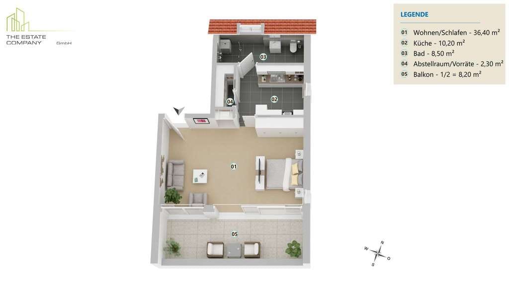 Immobilie in Dorstadt - Penthousewohnung im Neubau mit Terrasse - Bild 0